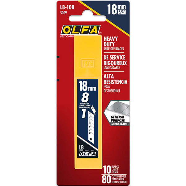 Olfa LB Silver Snap Blade 18mm - 10