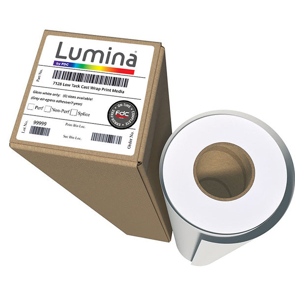 Lumina 7128 Print Media: Cast Vinyl Air Egress Adhesive - 2 mil