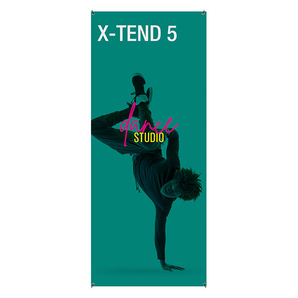 X-TEND 5 Spring Back Banner Stand